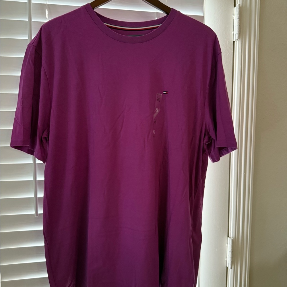 Tommy Hilfiger Men's Rich Purple Tee